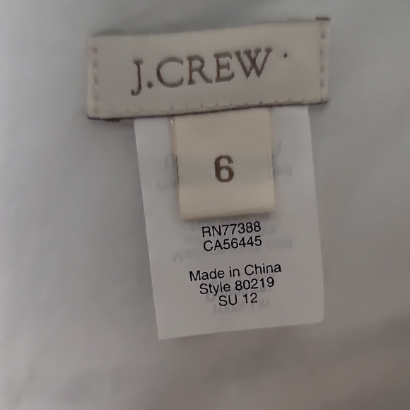 J.Crew Linen Elegant White Spaghetti Strap Lined Maxi Dress - Picture 7 of 9
